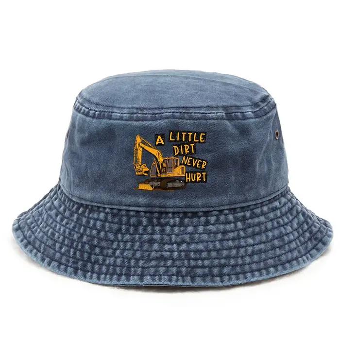 Chapeau de seau en coton pour hommes et femmes, décontracté, pliable, adapté aux quatre saisons et aux activités de plein air