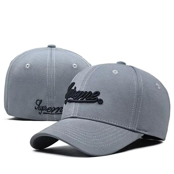 Casquettes de baseball fermées au dos pour hommes et femmes