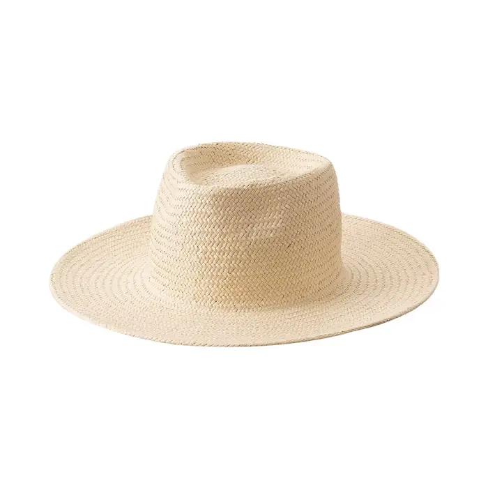 Chapeau Fedora en paille à la mode