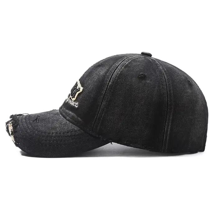 Casquette de baseball FS Brand avec lettres, style streetwear américain, vintage en coton pour hommes et femmes, adaptable à toutes les saisons et occasions décontractées