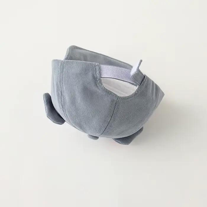 Casquette de baseball kawaii avec visière pour bébé mignon dessin animé dinosaure lapin solide coton polyester ajustable occassions spéciales pour enfants 1-3 ans