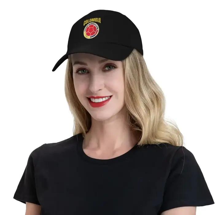 Colombie football drapeau équipe soutien cadeau casquette de Baseball luxe femme