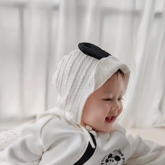 Chapeau de bébé de dessin animé de dinosaure: printemps-automne mince