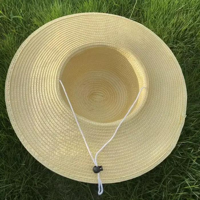 Chapeaux de paille simples d'été pour femmes et hommes