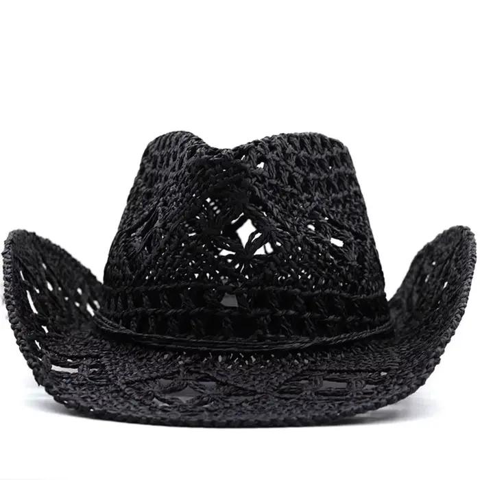 Chapeau de paille vintage à large bord