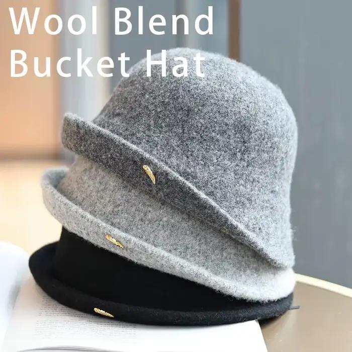 Chapeau de pêcheur flatteur mélange de laine française