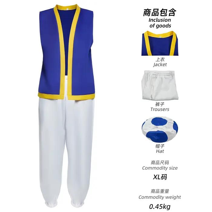 Chapeau de cosplay Kinopio Toad pour Halloween costume enfants garcons jeu de role game bros 2 tenues fantaisie gilet pantalon enfant adulte