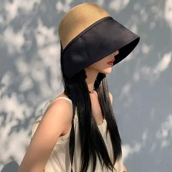 ❃ Chapeau de soleil polyvalent à large bord pour femme