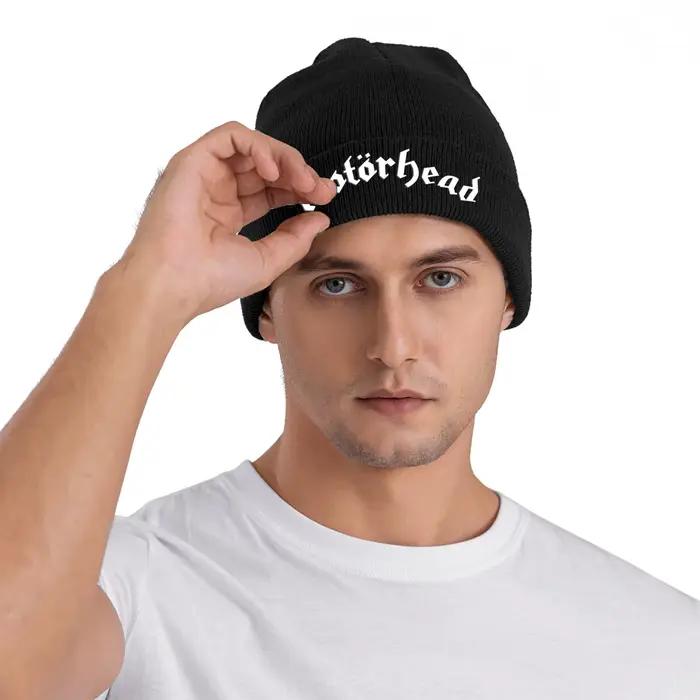 Motorhead tricoté chapeau bonnets automne hiver