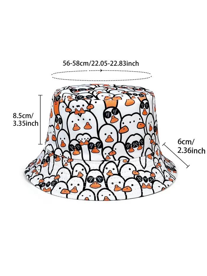 Chapeau de seau d'oie blanche sportif protection solaire chapeau de pêcheur homme femme activités plein air ocassions décontractées