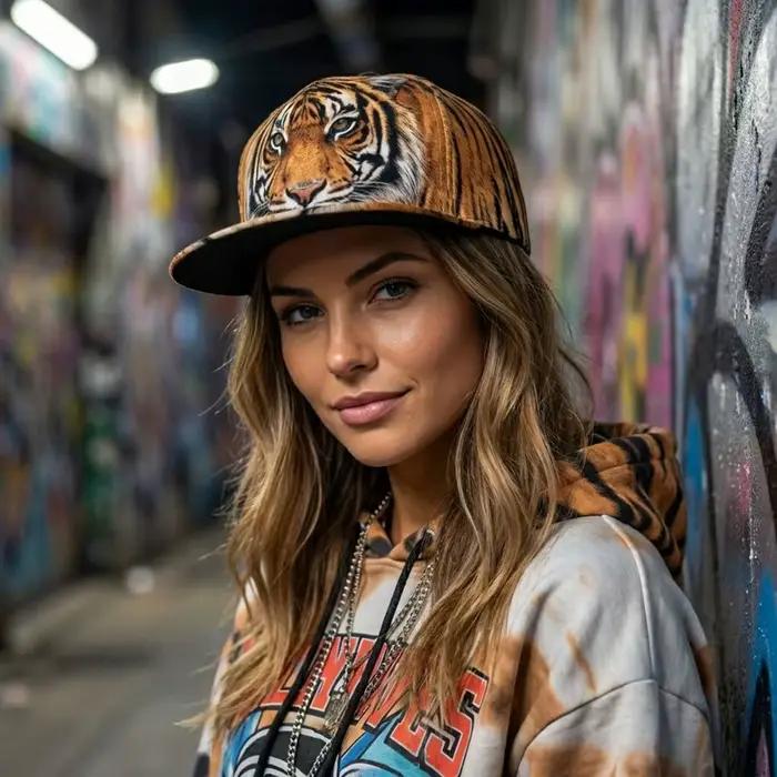 Casquette de baseball intégrale Sumatran Tiger