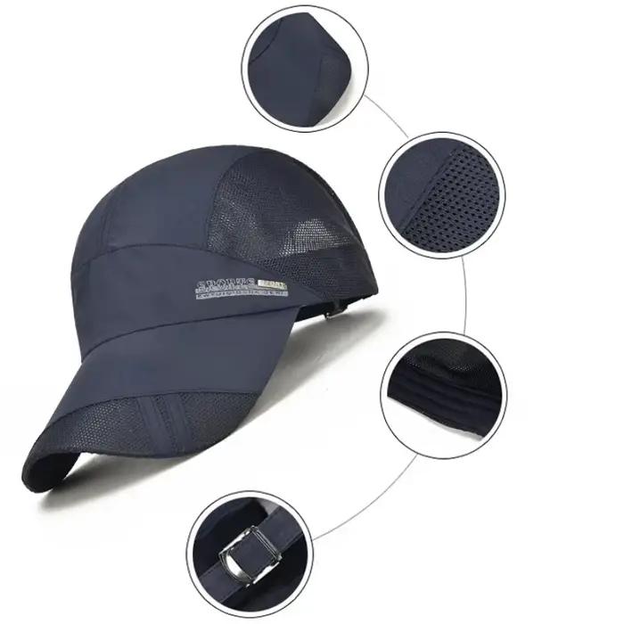 Casquette de baseball légère à séchage rapide pour hommes – Conception en maille sportive ForCool Comfort – Chapeau d'extérieur parfait pour le printemps/été