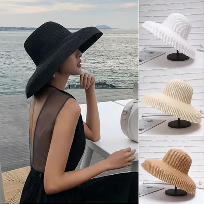 Chapeau de soleil de style Hepburn pour femmes et filles