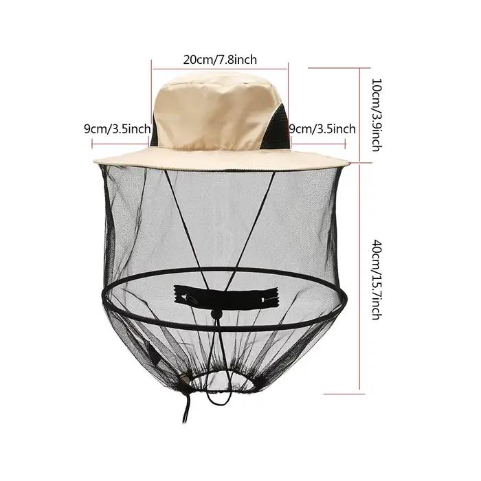 Chapeau moustiquaire léger et pliable