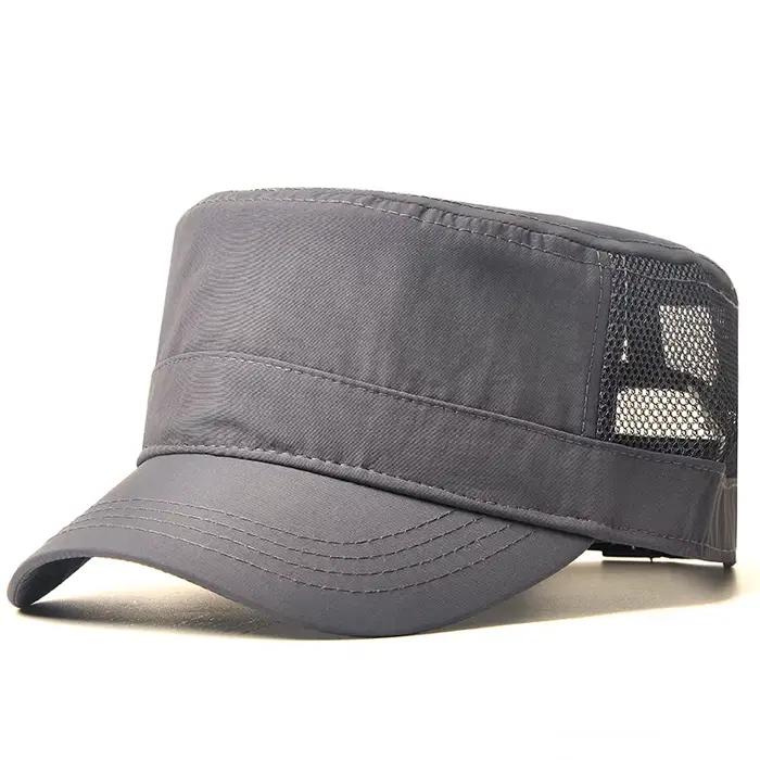 Casquettes à dessus plat en maille de grande taille pour adultes