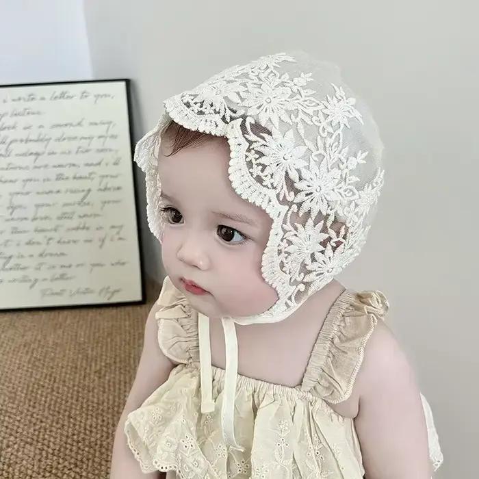 Chapeau de bébé en dentelle pour nouveau-né princesses photos automne printemps occasions spéciales