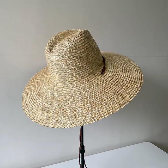 Chapeau anderen Paille de Blé Naturel Fait à la Main pour Femme