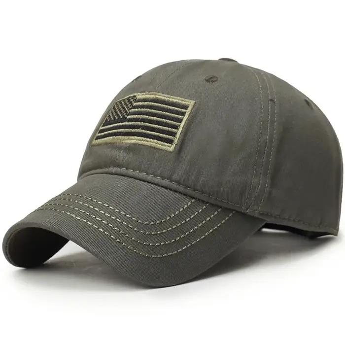 Casquette de Baseball brodée unisexe drapeau des états-unis