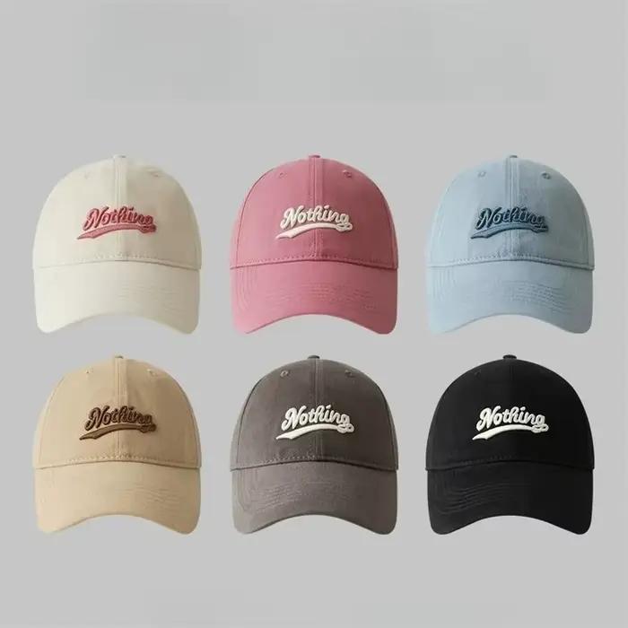 Chapeau de Baseball avec lettres brodées pour femmes et hommes