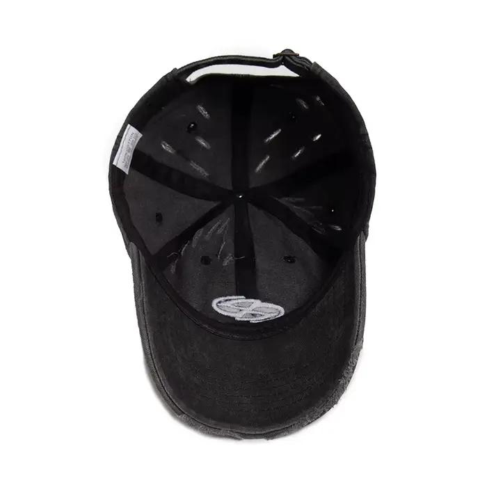 Casquette de baseball vintage en coton délavé brodé pour homme et femme
