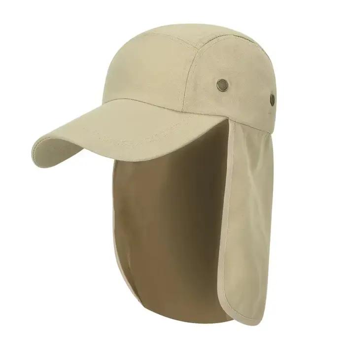 Chapeau de randonnée voyage pêche protection solaire cou multifonction printemps été extérieur adulte nylon