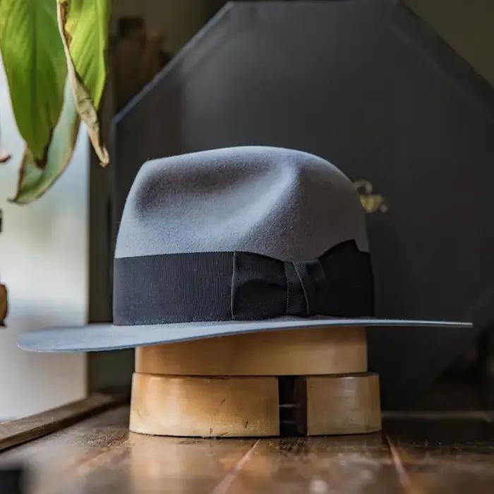Chapeau Fedora en feutre de laine de luxe