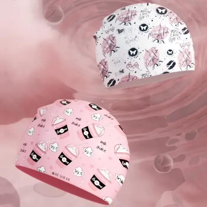 Bonnet de natation College en silicone souple pour femmes et hommes plongée surf protection oreilles grandes tailles activités nautiques