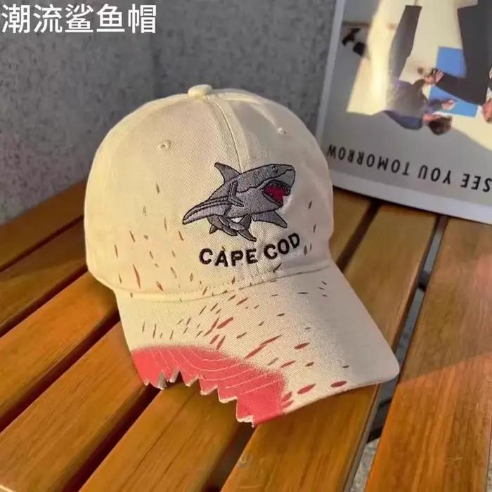 Casquette de Baseball morsure de requin pour hommes et femmes