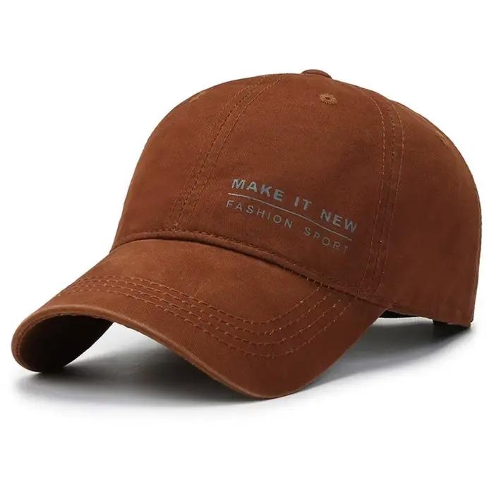 Casquette de baseball à visière brodée