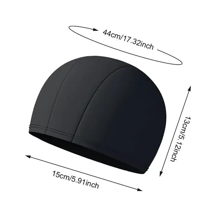 Bonnet de bain pour femmes en polyester durable pour la natation et les bains, non imperméable, élégant et confortable pour des occasions spéciales