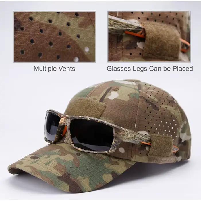 Nouvelle casquette de baseball respirante camouflage pour hommes
