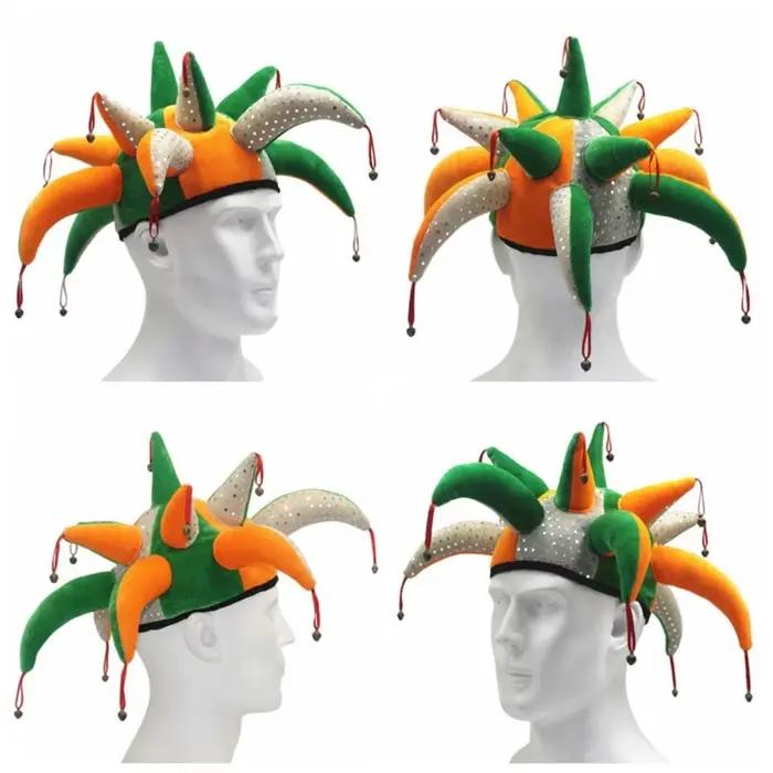 Mascarade tentacule en forme de chapeau de Clown Cool coloré habiller