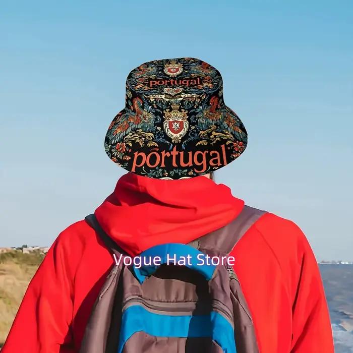 1 chapeau de pêcheur pour la Fête Nationale du Portugal - Imprimé floral vibrant