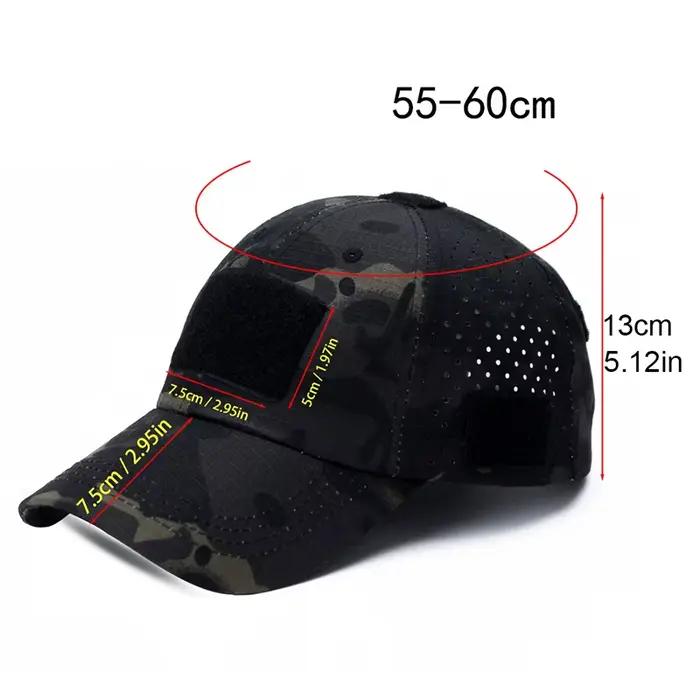 Nouvelle casquette de baseball respirante camouflage pour hommes