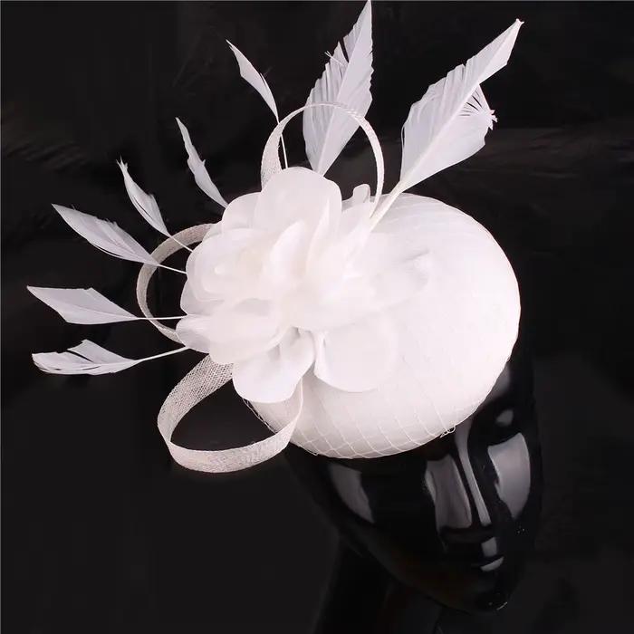 Fascinator-Chapeau de mariage vintage pour femme