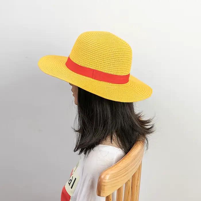 Chapeaux de paille de cosplay Luffy One Piece Anime