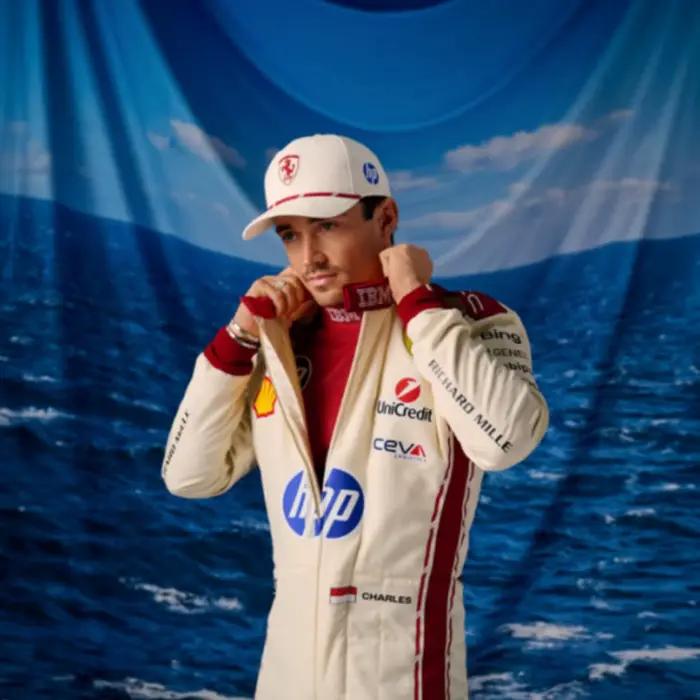 Casquette de baseball Scuderia Ferrari Team 2026 MONACO GP Charles Leclerc