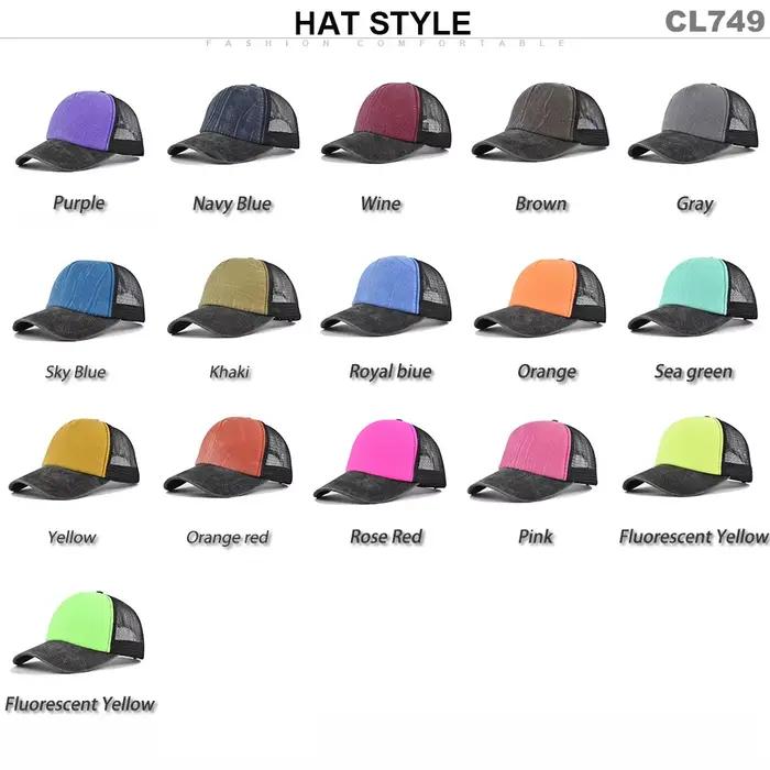 Casquettes de baseball avec LOGO personnalisé imprimé