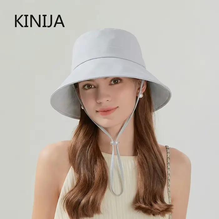 Chapeau de pêcheur japonais femme protection solaire uv sportif style chic plage occasions spéciales