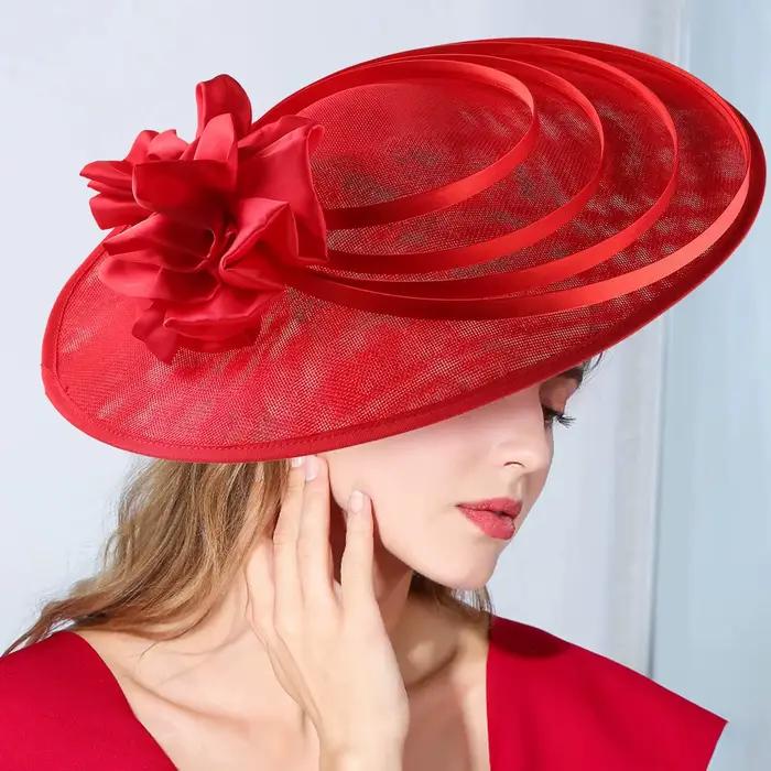 Fascinateur de grandes fleurs noires pour femmes