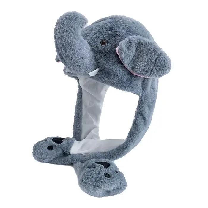 Nouveau Style unisexe drôle oreille chapeau Animal éléphant Couple mignon