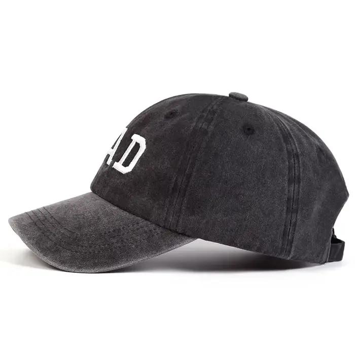 Casquette de baseball avec lettres brodées pour papa et maman, chapeau réglable pour les quatre saisons, protection solaire, printemps et automne, occassions extérieures et familiales