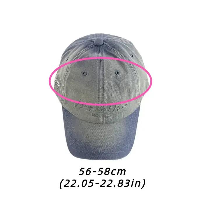 Casquette de baseball décontractée à large bord