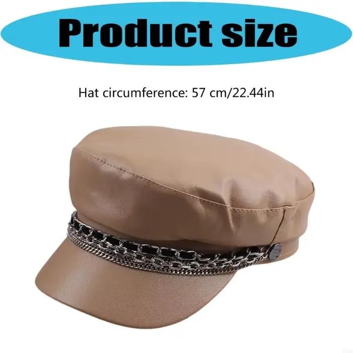 Béret à mode français élégant chapeau peintre surdimensionné