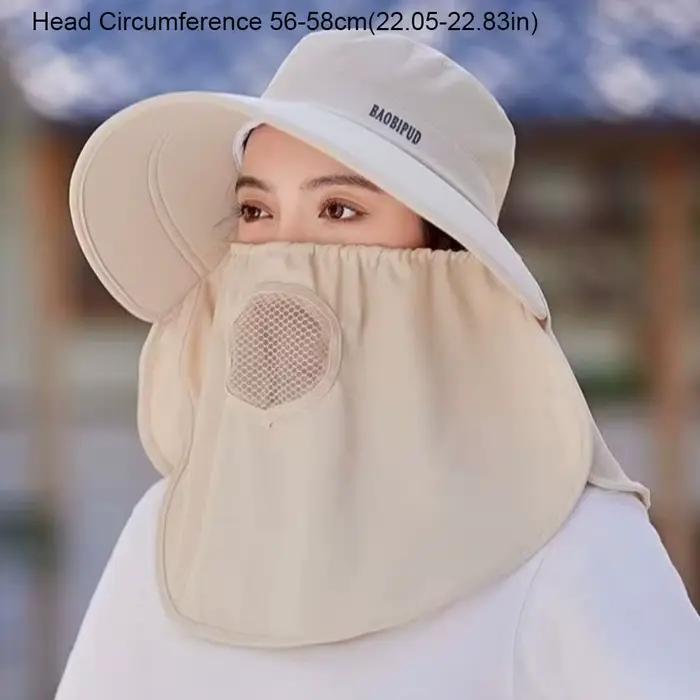 Casquette Visière Large Anti-UV Légère et Respirante pour la Récueil du Thé