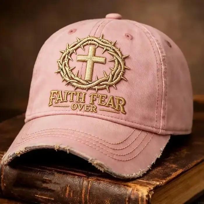 Casquette baseball réglable chrétienne avec lettrage brodé pour adultes