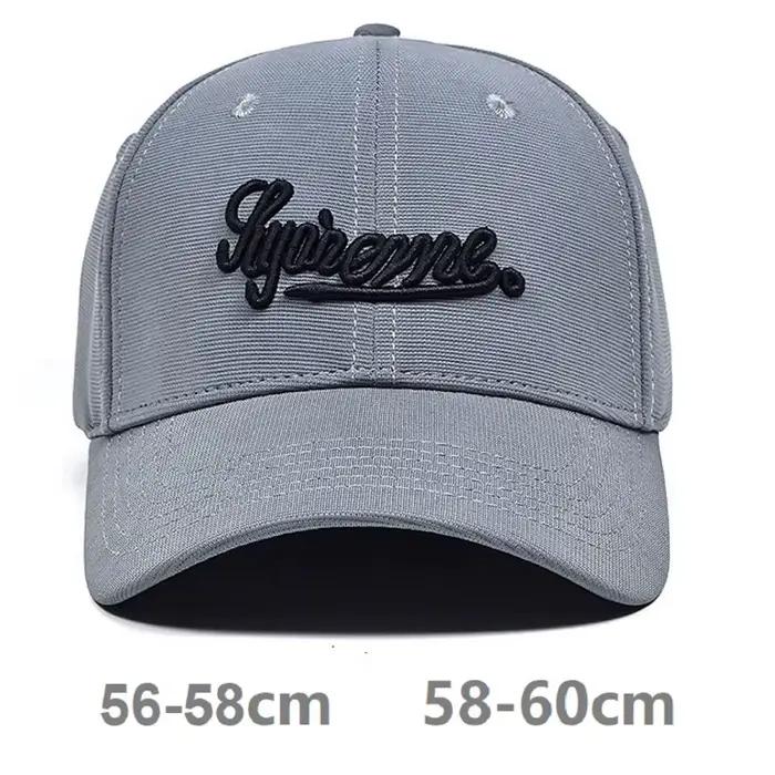 Casquettes de baseball fermées au dos pour hommes et femmes