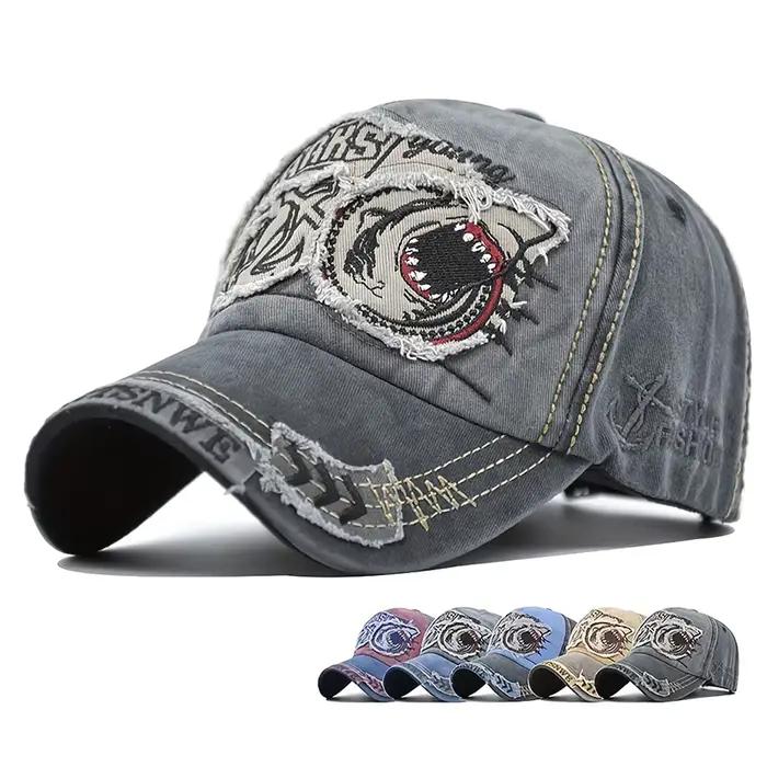 Casquette de Baseball en coton délavé pour hommes et femmes