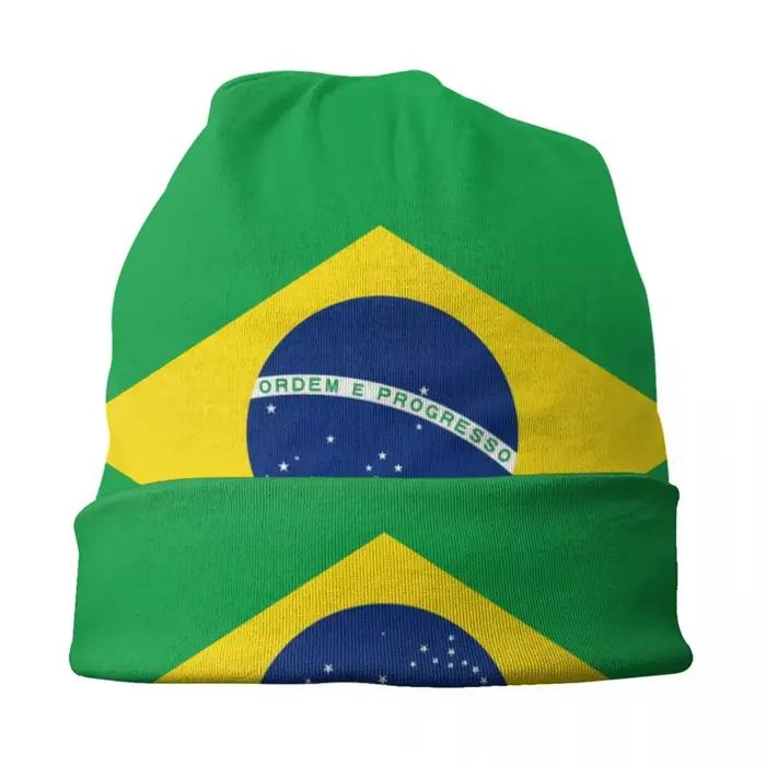 Bonnet personnalisé drapeau du brésil