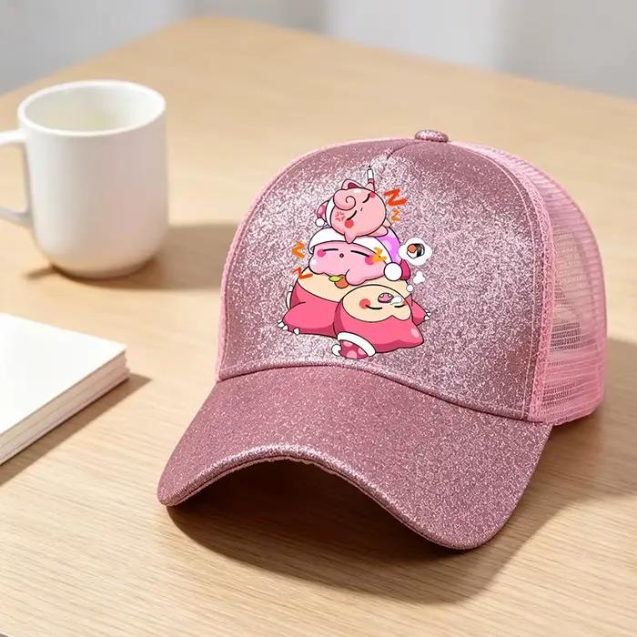 Casquette de baseball Kawaii Kirby Shiny Hat pour femme